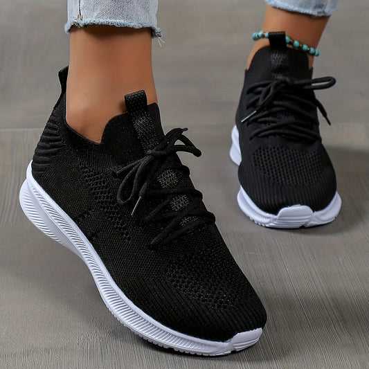 Women's Mesh Running Shoes Soft Comfortable Sole Shock Absorption Sneakers
