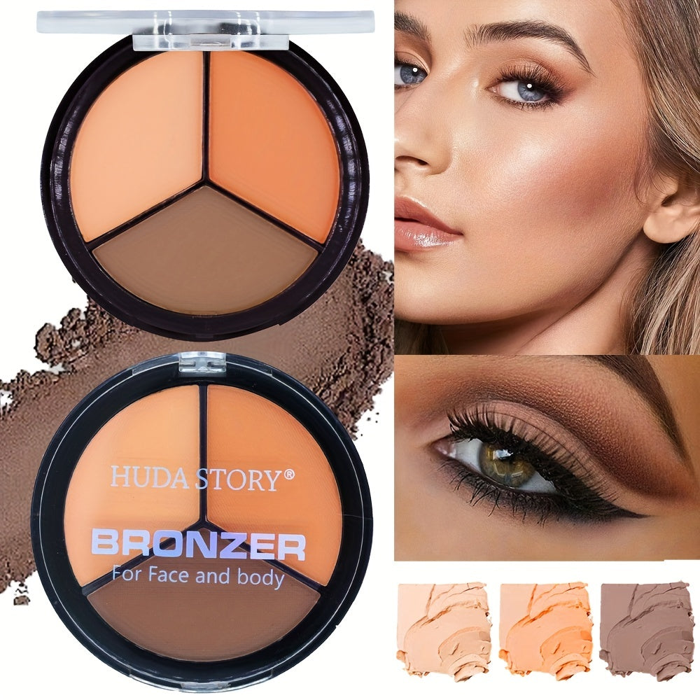 Earth Tone 3 Eyeshadow Palette Travel Size Makeup Palette