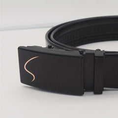 Men's S Pattern PU Casual Business Belt