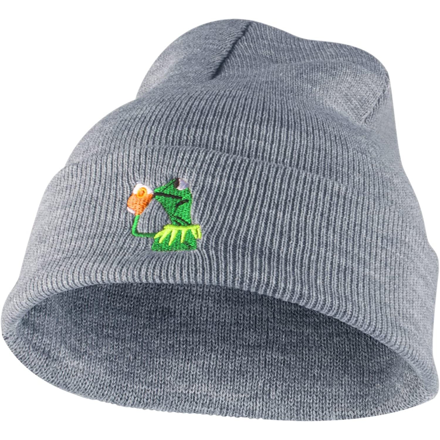 Winter Frog Tea Beanie Warm Knitted Hat Unisex