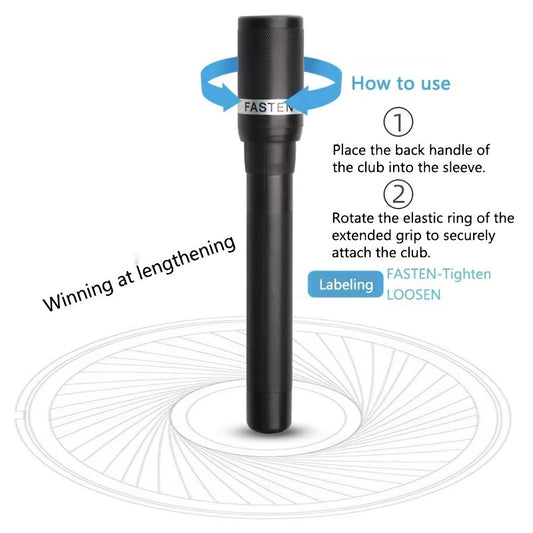 Billiards Stick Extension for Cue with Universal Grip