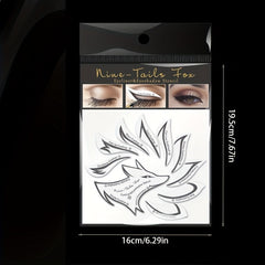 Eyeliner Eyeshadow Sticker Self Adhesive Stencil 2 Sheets