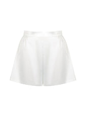 Satin Pajama Shorts Elastic Waist Lounge Pants