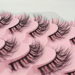 7 Pairs Thick Fluffy 3D False Eyelashes