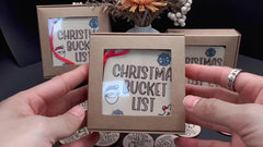 Christmas Countdown Tokens Set Advent Calendar Coins Wooden Calendar