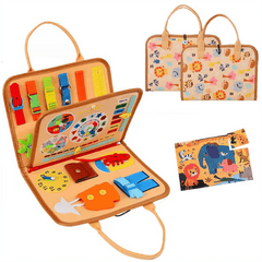 Montessori Busy Board Sensory Toys for Toddlers