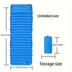 Outdoor Camping Air Mattress Portable Thickened Inflatable Pad Ultra-light
