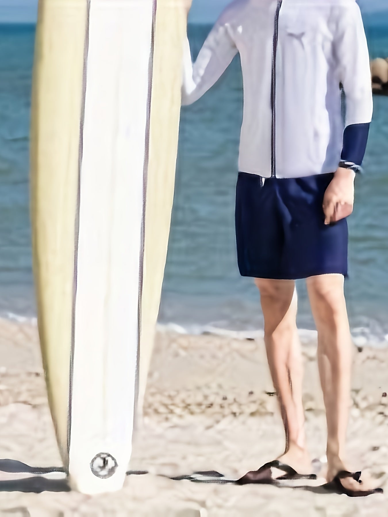 Men's Quick Drying Diving Suit Long Sleeve Jacket and Shorts Wetsuit