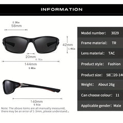 Aolong Polarized Sports Sunglasses Men's Colorful Changing Cycling Night Vision
