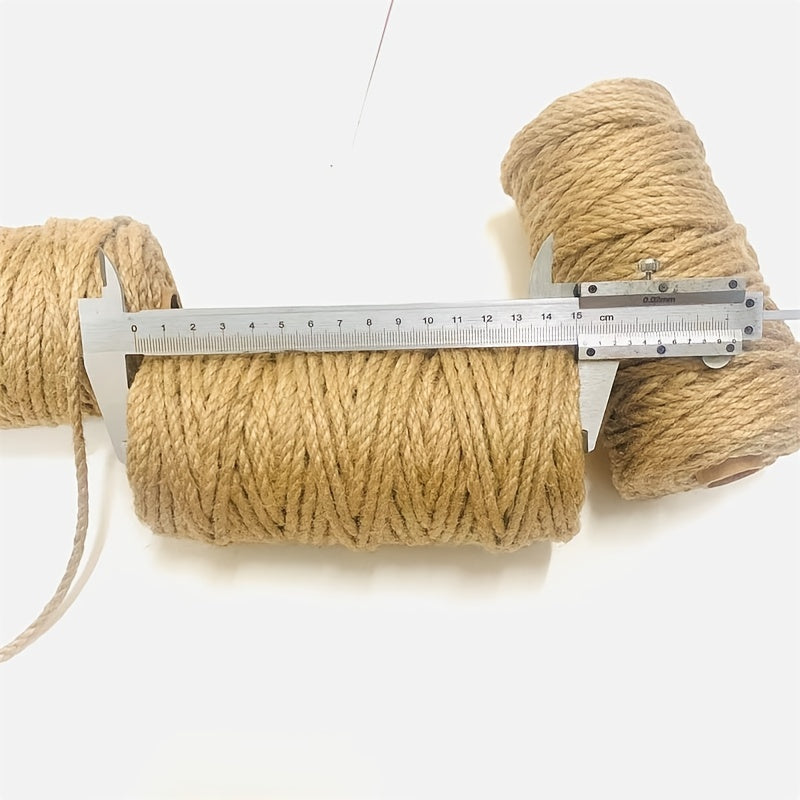 164ft Jute Rope Thick Hemp Rope For DIY Arts Crafts Gardening Home Decor