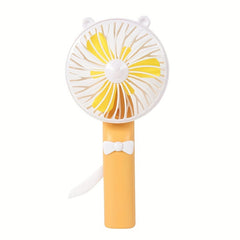 Mini Handheld Fan Manual Plastic Portable Pocket Fan