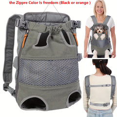 Legs Out Dog Carrier Backpack Front Facing for Small Medium Large Dogs