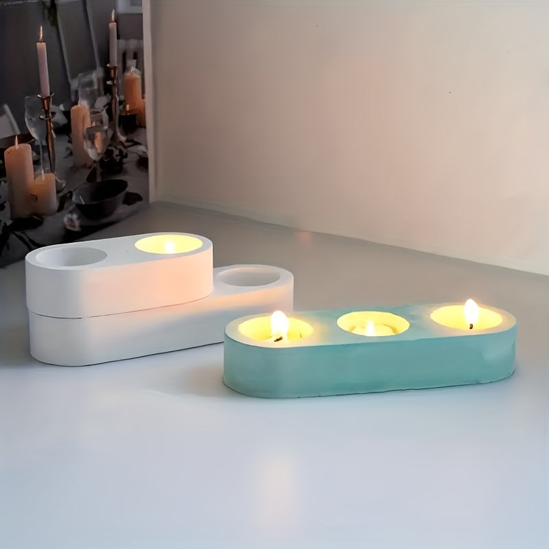 Small Candle Holder Resin Silicone Mold for Epoxy DIY Jewelry Box