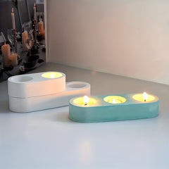 Small Candle Holder Resin Silicone Mold for Epoxy DIY Jewelry Box