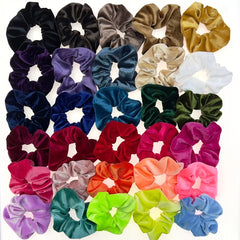5pcs Velvet Hair Scrunchies Elastic Hair Bands Hair Accessories