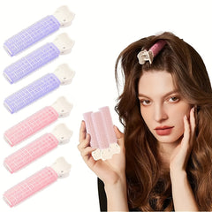 12PCS Hair Rollers With Clip Volumizing Hair Root Clips Bangs Curler