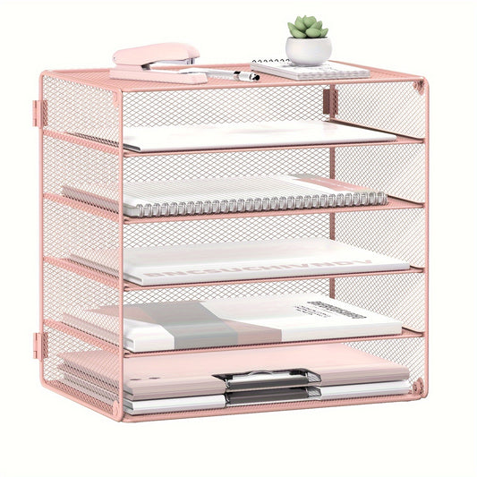 5 Tier Desk Organizer Tray Paper Organizer Storage