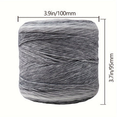 Gradient Woven Thread Wool Cotton Cake Christmas Scarf Yarn