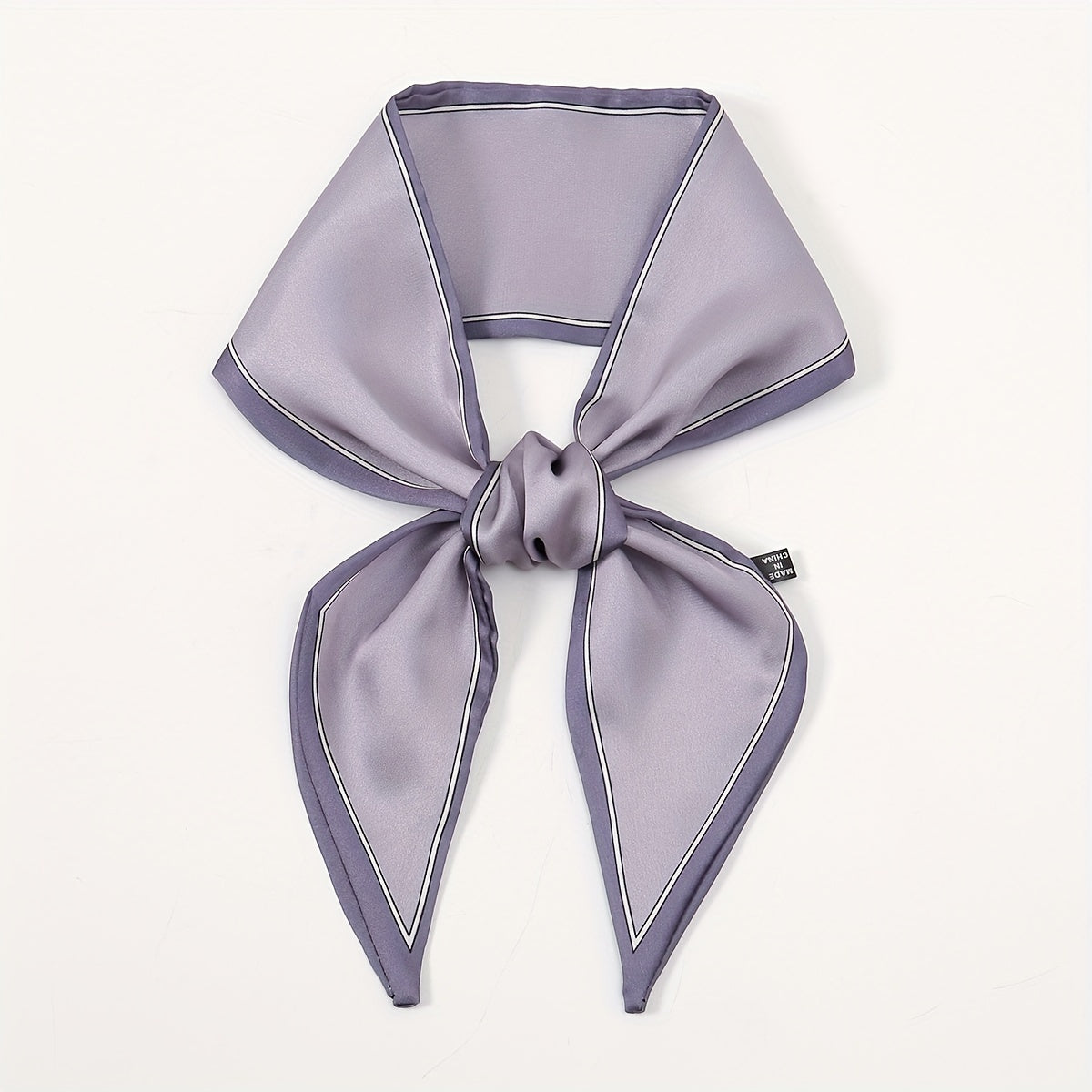 Solid Satin Skinny Scarf Neckerchief Hair Ribbon Twilly Scarf