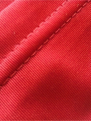 Youth Red American Football Jersey V-Neck Short Sleeved Uniform