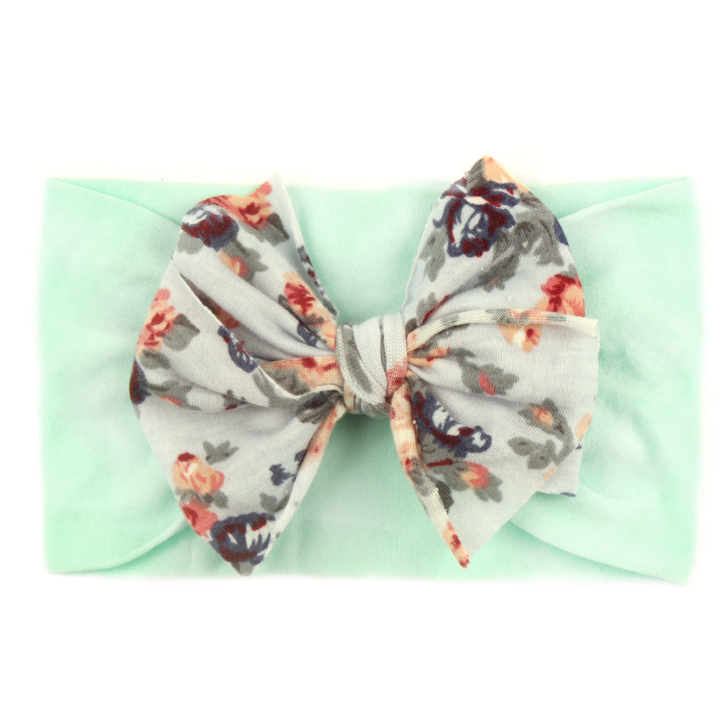 European American Baby Hairband Bow Nylon Hairband