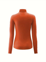 3pcs Women's Soft Thermal Turtleneck Top Plush Underwear