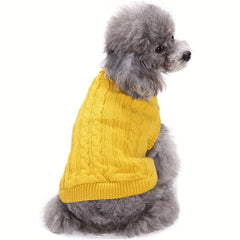 Warm Knitted Winter Sweater for Cat and Small Dog