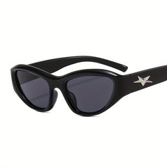 Y2K Star Decor Wrap Around Sunglasses UV400