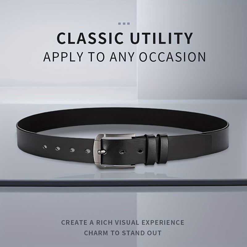 Men's Buckle Belt for Outdoor Party Holiday Business Gift