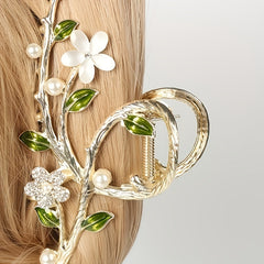 Large Flower Hair Clip Metal Claw Hair Accessory Girls Kids