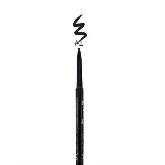 Auto Rotating Eyebrow Pen Double Head Ultra Slim Pencil w/ Brush 4 Colors