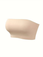3pcs Strapless Bandeau Bras Comfy & Soft Stretch Everyday Bra Women's Lingerie