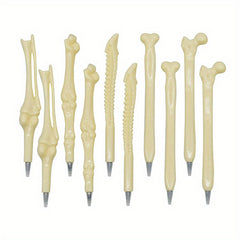 10pcs Bone Shape Ballpoint Pens for Halloween Party