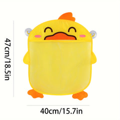 Water Play Toy Storage Bag Suction Cup Wall Organizer