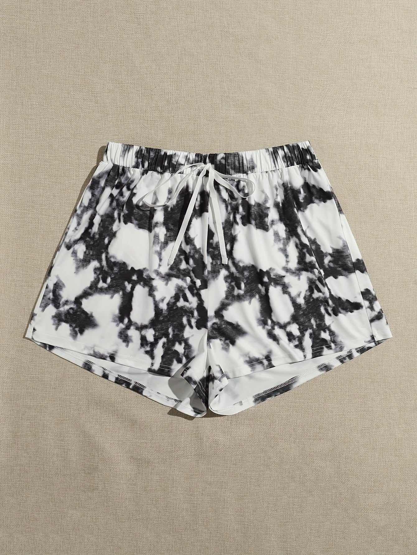  Tie Dye Drawstring Sporty Shorts