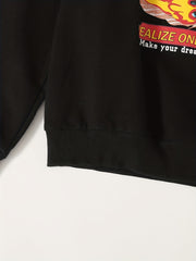 Racing Car And THE DREAM IS Boys Sweatshirt