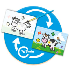 Water Painting Farm Animals Kit