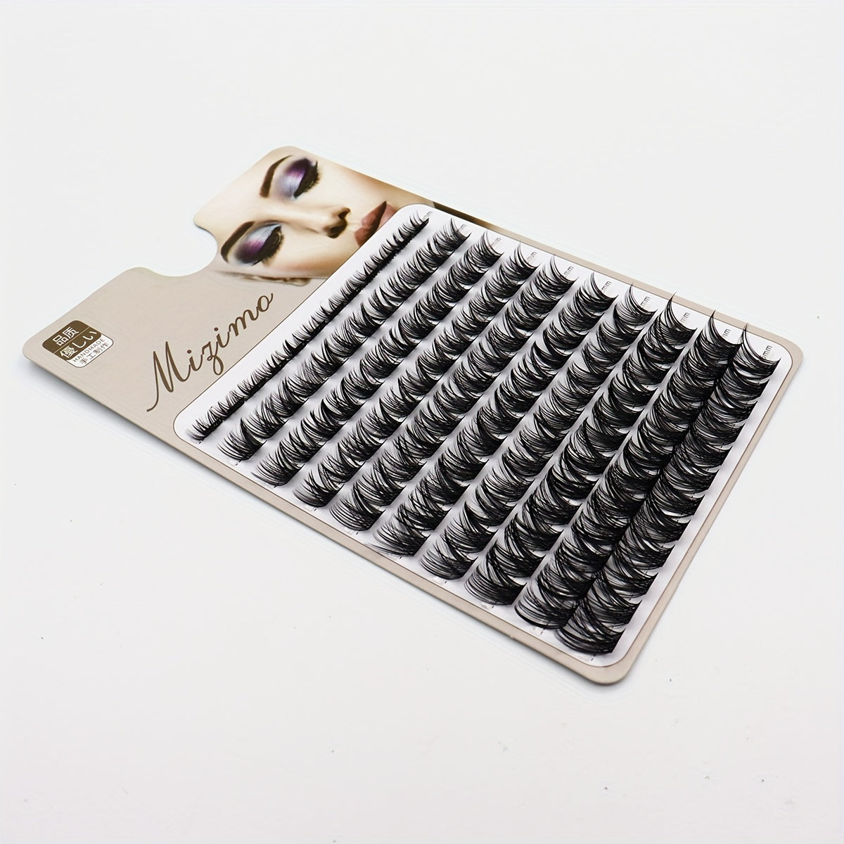 120pcs Segmented False Eyelashes Mixed Length Cluster Lashes Natural Extension