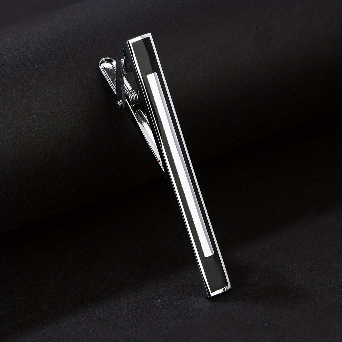 Steel Drip Oil Mirror Tie Clip