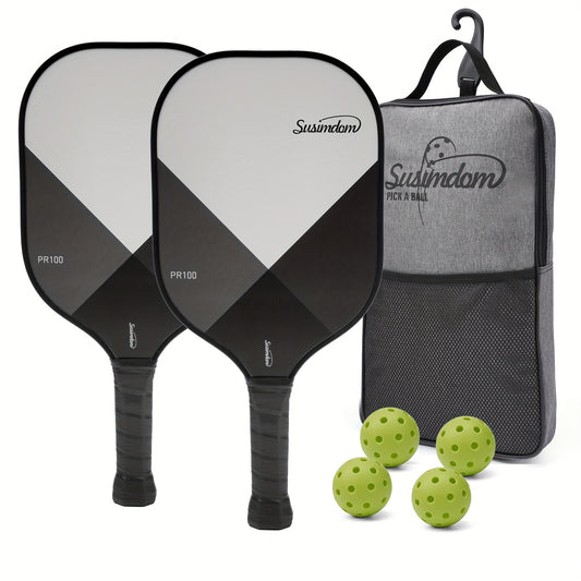 PR100 GA Pickleball Paddle Set With Racket 2pcs & Bag 4pcs