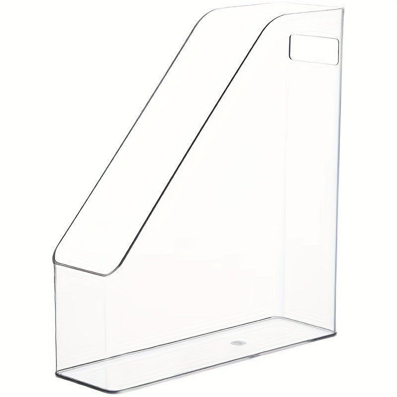 Acrylic Desk Storage Box Magazine File Rack Plastic Paper Tray