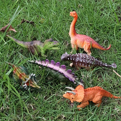 14pcs Dinosaur Action Fig. Set Mixed PVC Models for Enthusiasts