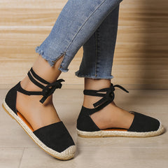 Women's Colorblock Flat Shoes Closed Toe Lightweight Round Toe Casual Sandals