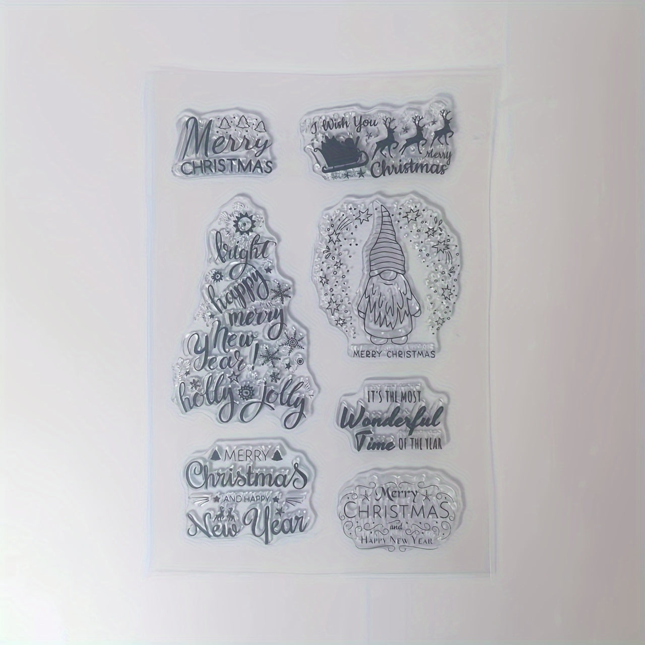 Christmas Series Transparent Stamp for DIY Scrapbooking