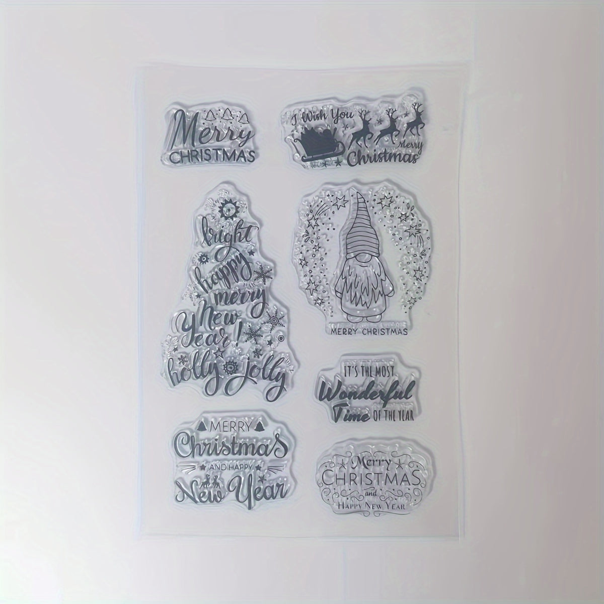 Christmas Series Transparent Stamp for DIY Scrapbooking