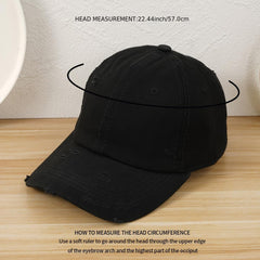 Letter Embroidery Unisex Baseball Cap Adjustable Casual Style Hat F
