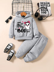 Baby Girl Ghost Halloween Party Sweatshirt Pants Outfit