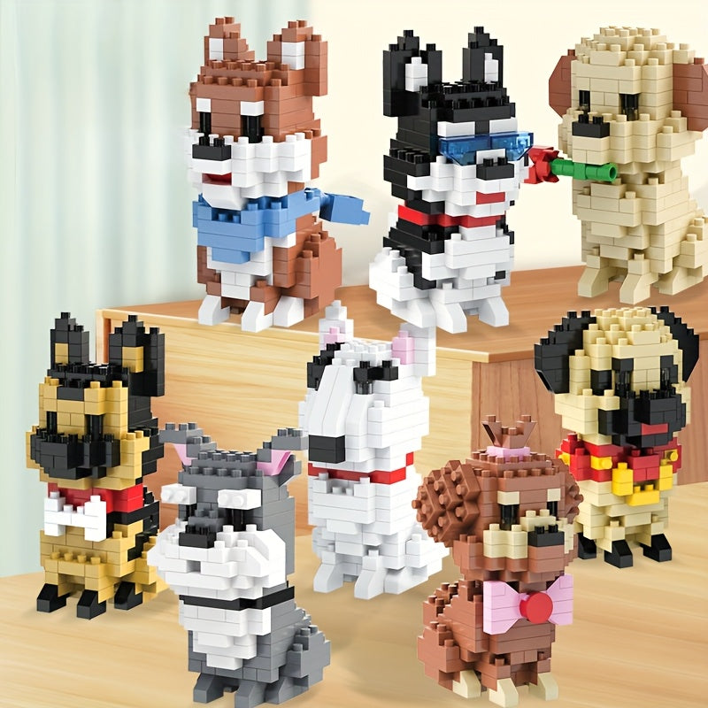 Micro Particle Building Block Sets Puppy Series Toy Ornaments