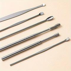 Ear Wax Removal Tool Set with Leather Case