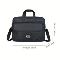 Nylon Zipper Briefcase Travel Storage Crossbody Bag